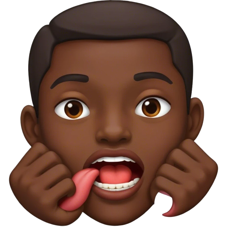 lip bite emoji