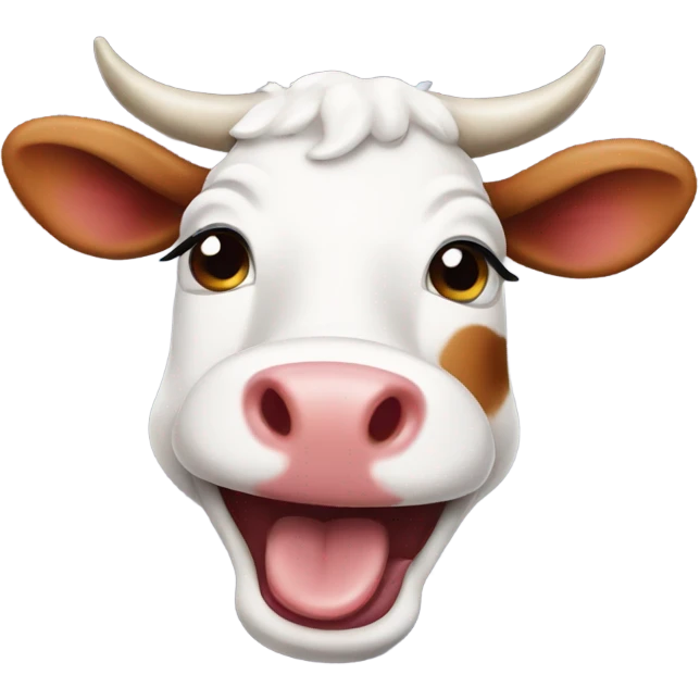 Laughing cow emoji