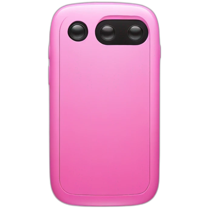 smartphone pink emoji