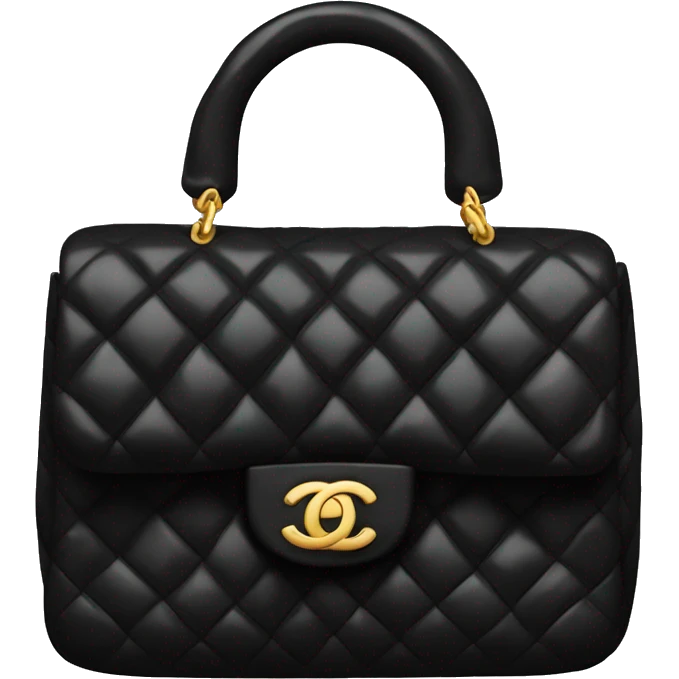 Black Chanel bag emoji
