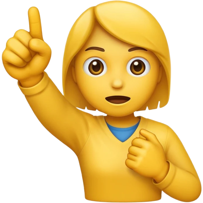 Un emoji coquin qui se mord le poing emoji