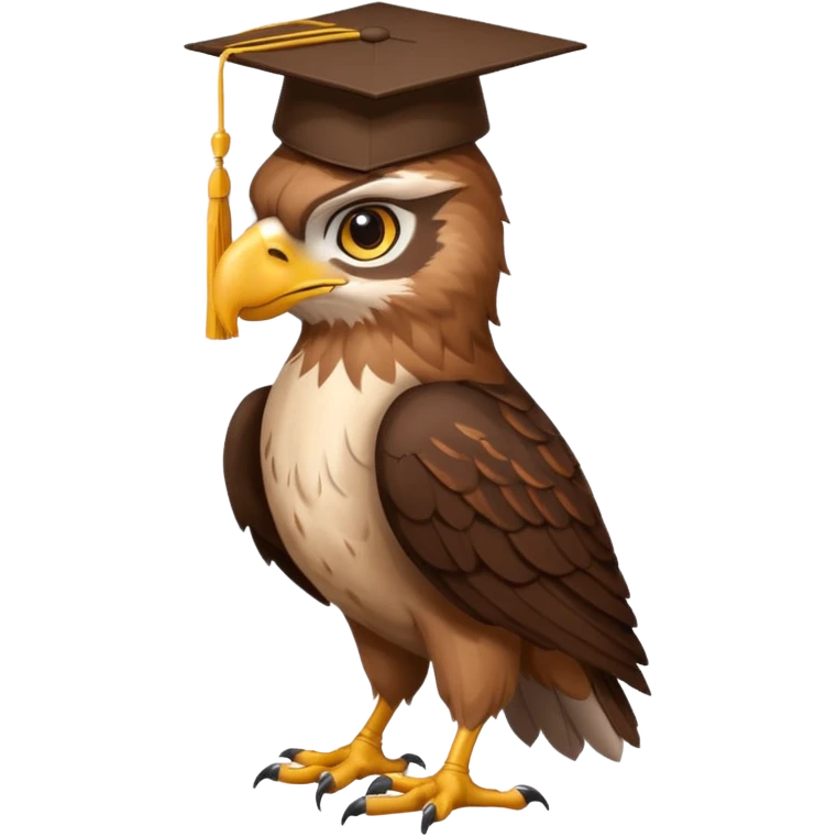 hawk graduate college emoji