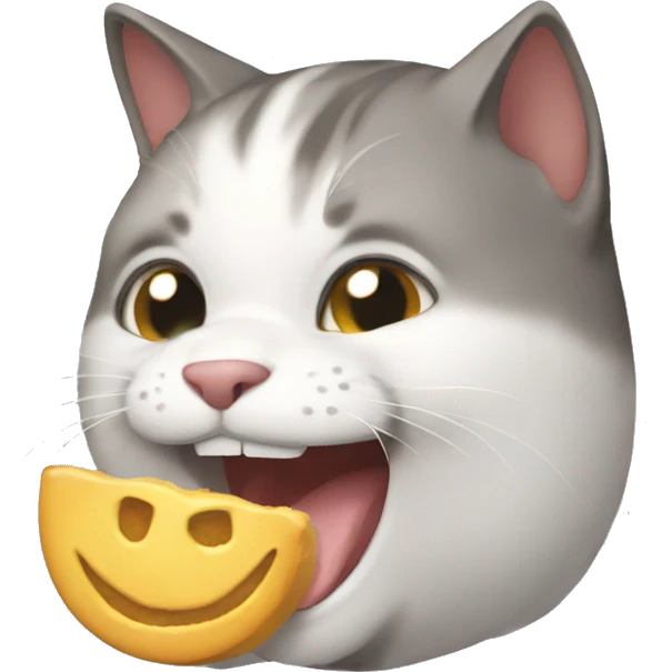 gato comendo barata emoji