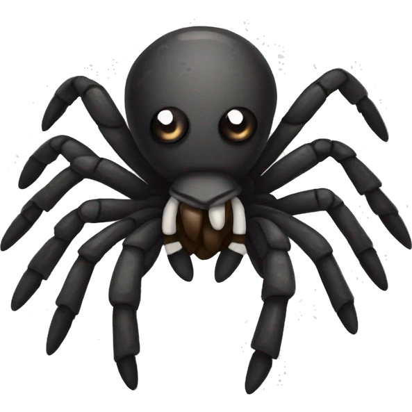 tarantula with bow emoji