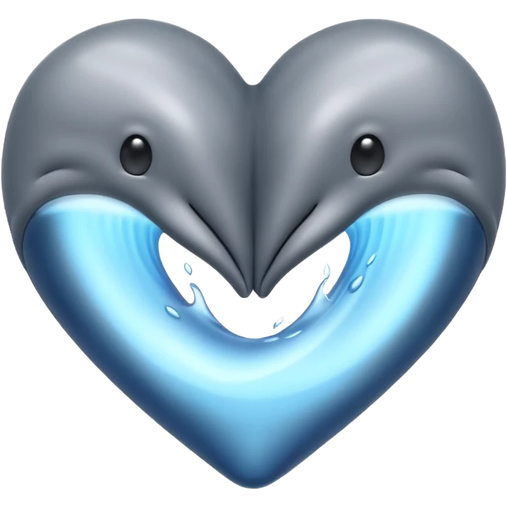 whales heart emoji