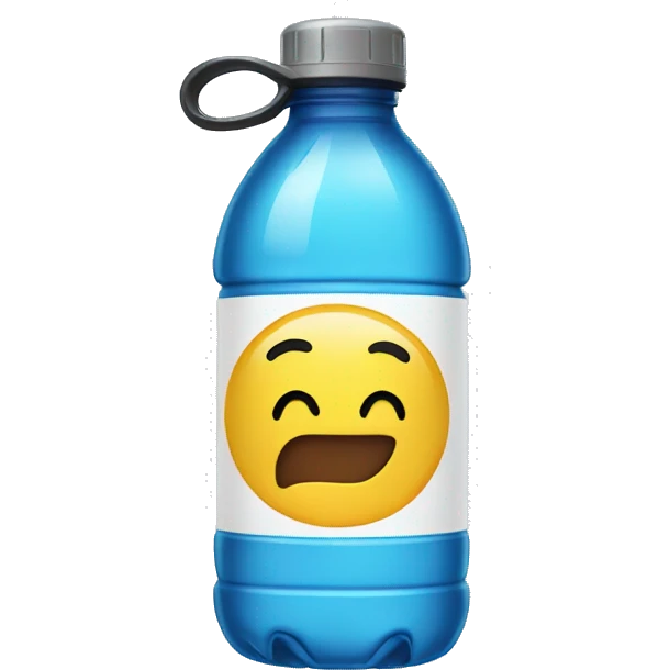 Water bottle  emoji