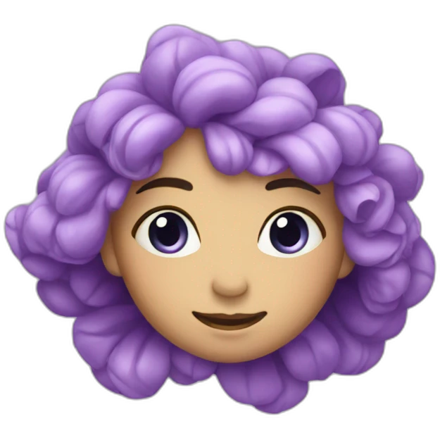 Lilas fleur emoji