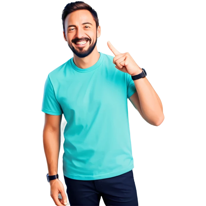 À Guy doing the midle finger  emoji