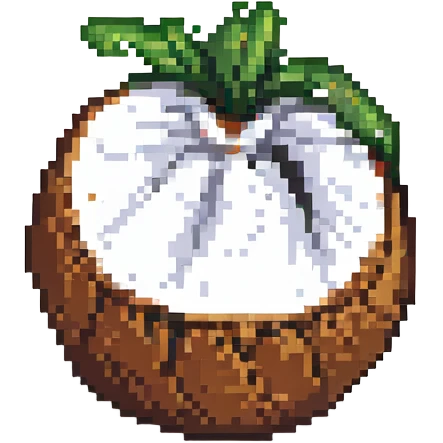A coconut emoji