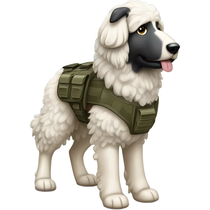 Sheepdog military emoji