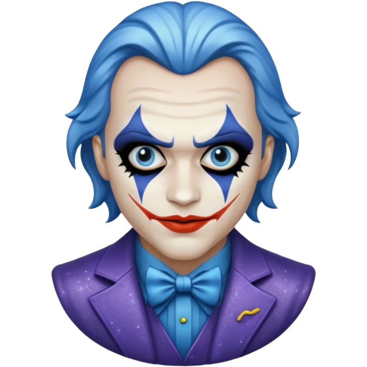Glitter Blue coringa emoji