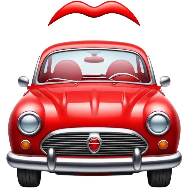 Créame una coche con labios emoji
