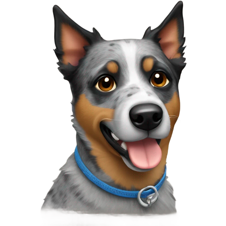 Blue heeler dog emoji