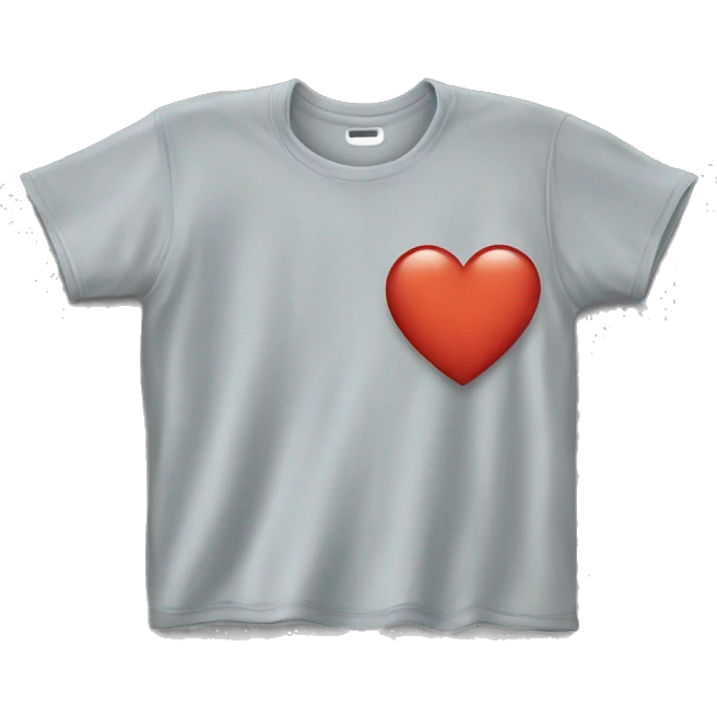 t-shirt with “I ❤️ SF” emoji