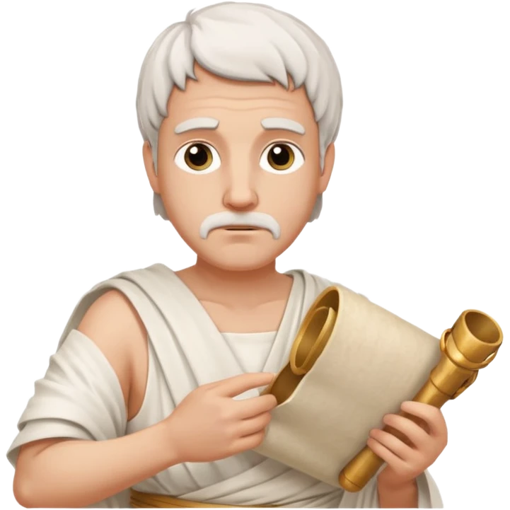 Filósofo griego emoji