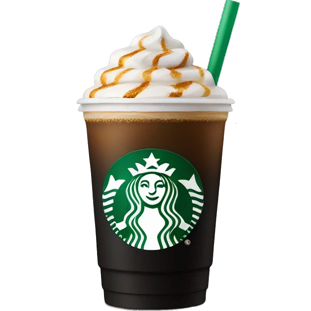 black starbucks drink emoji