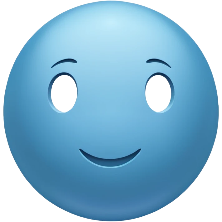 light blue emoji