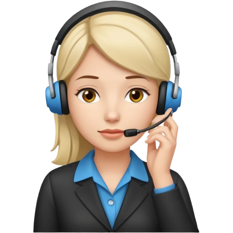 receptionist thinking emoji