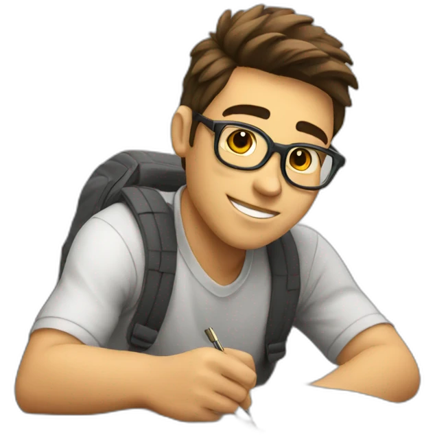 studying guy emoji