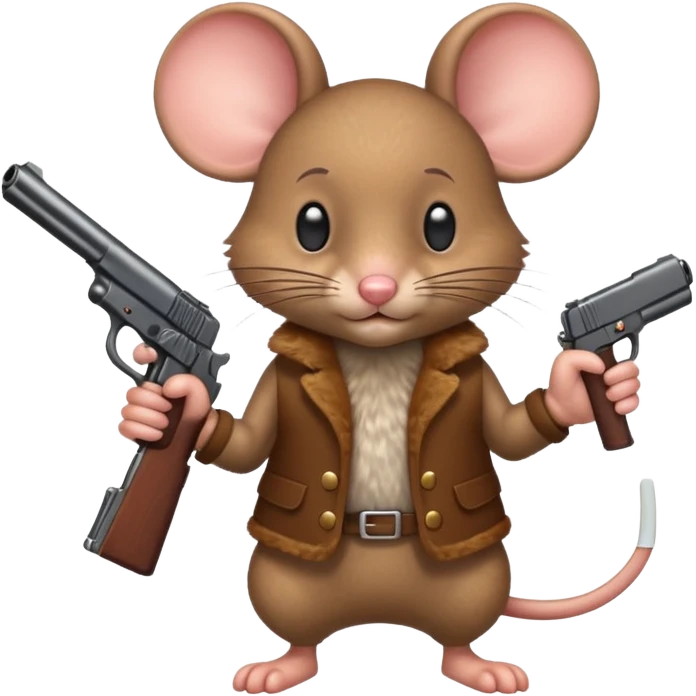 🐁🔫 belico emoji