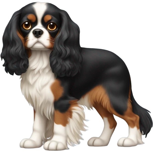 King Charles cavalier no white  emoji