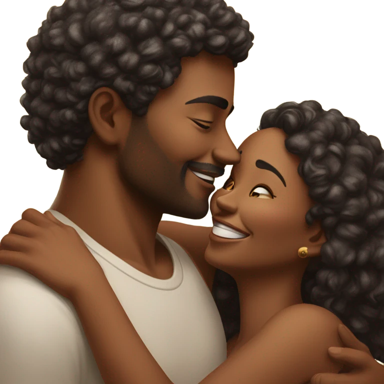 In hyper realistic love emoji