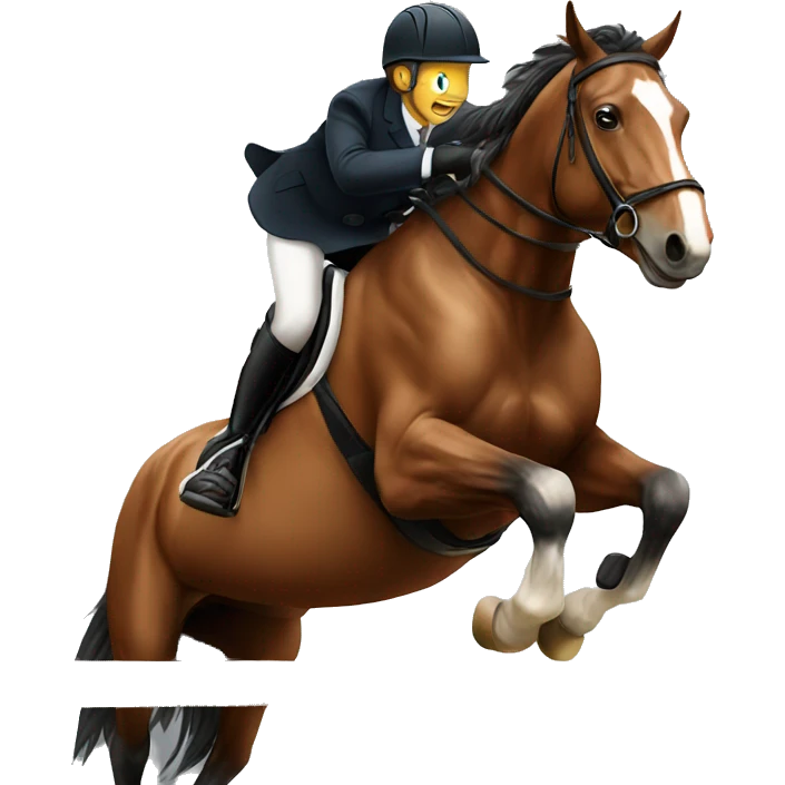 horse jumping emoji