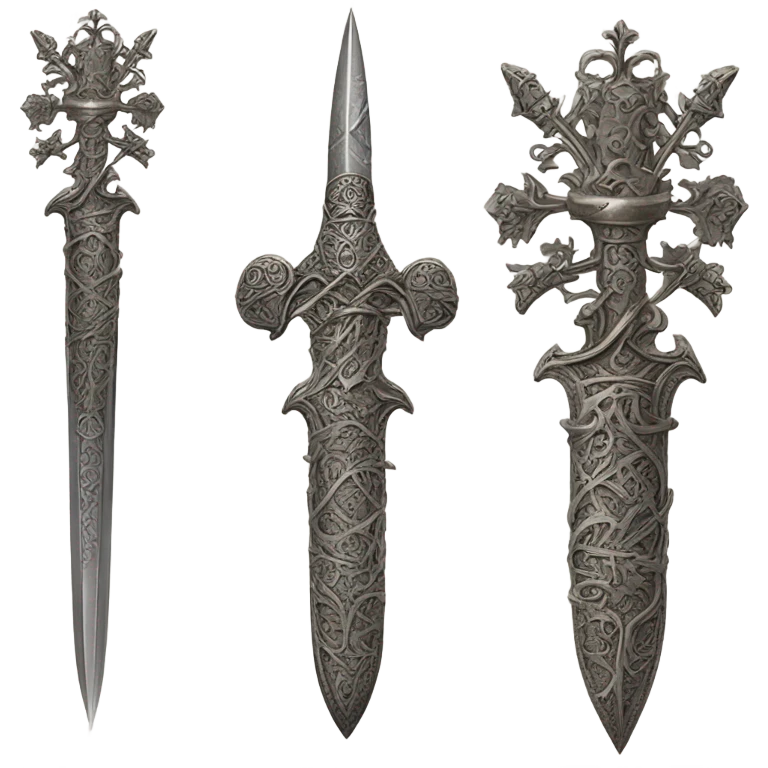 Gothic dagger emoji