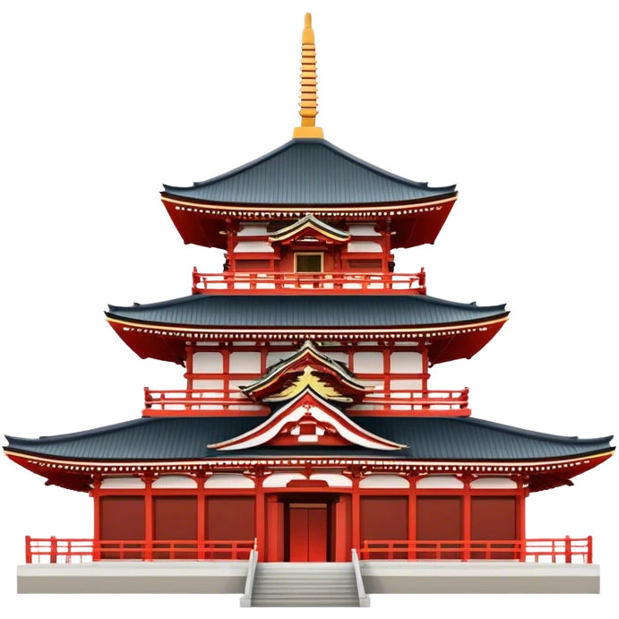 Cinematic Realistic Senso-ji Temple Landmark Emoji, depicted with the historic Tokyo temple rendered with intricate architectural detail and dynamic, cultural lighting. emoji