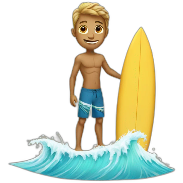 Surf emoji