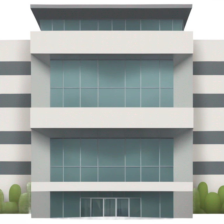 modern small building emoji