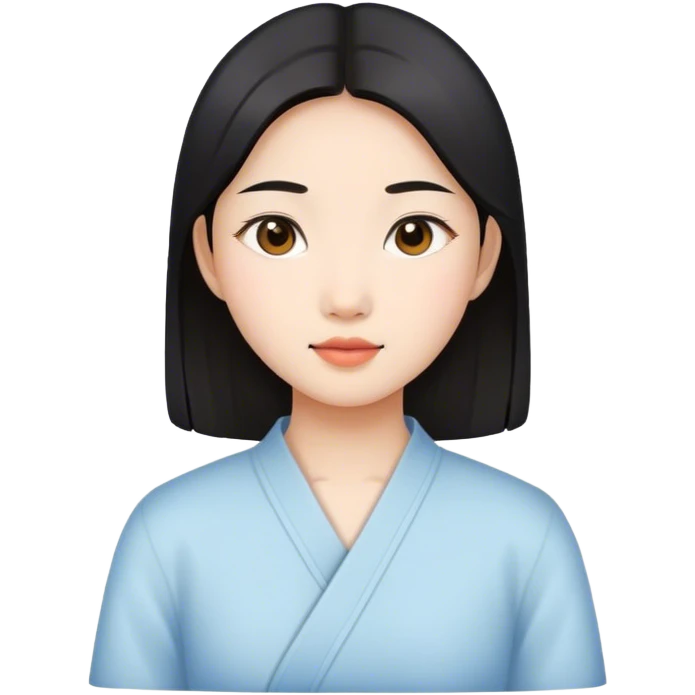 Asian girl emoji