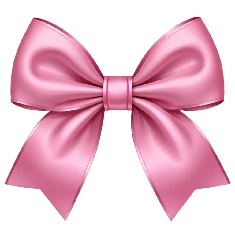 Fiocco rosa emoji