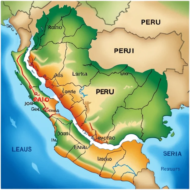 Peru map emoji