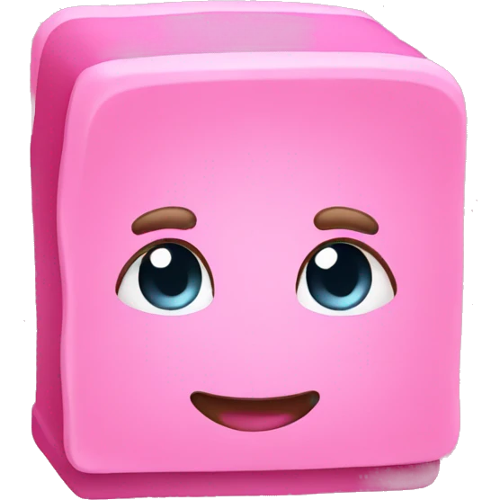 Pink Eraser Emoji, iOS style emoji