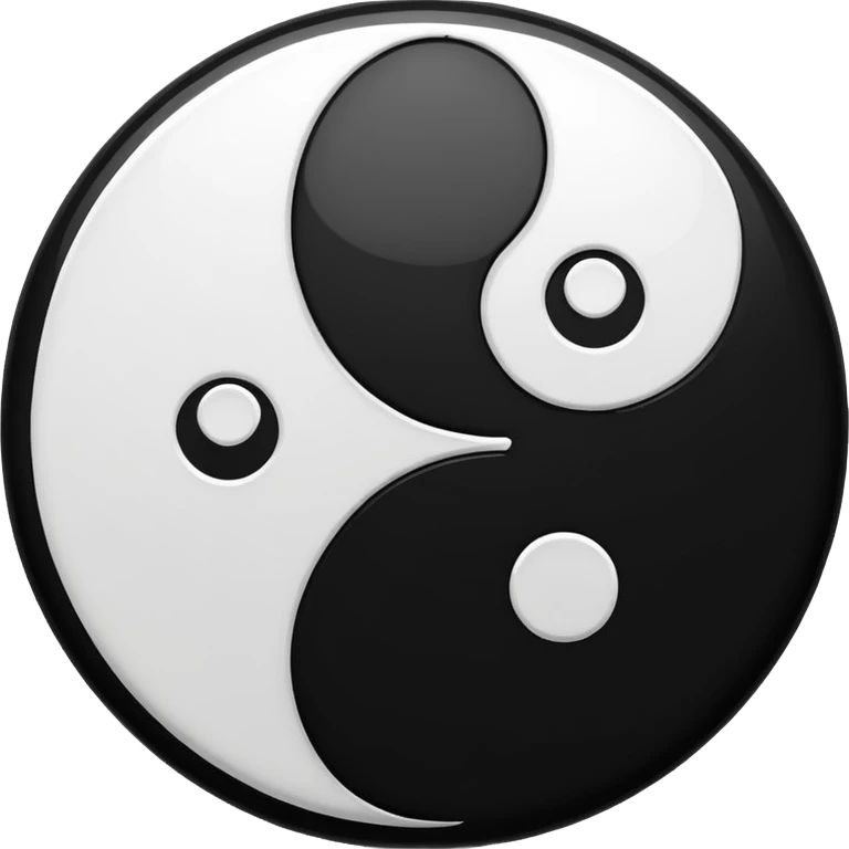 yin yang emoji