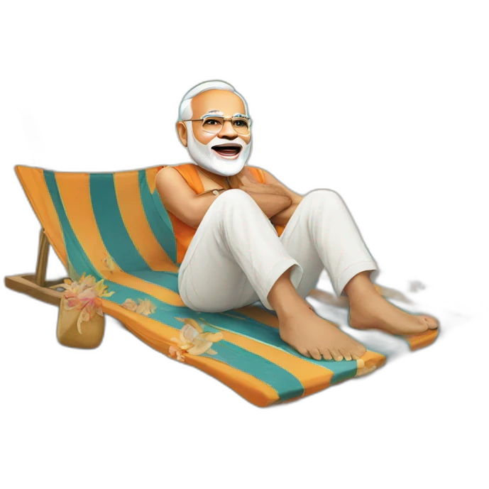 Narendra modi beach d emoji