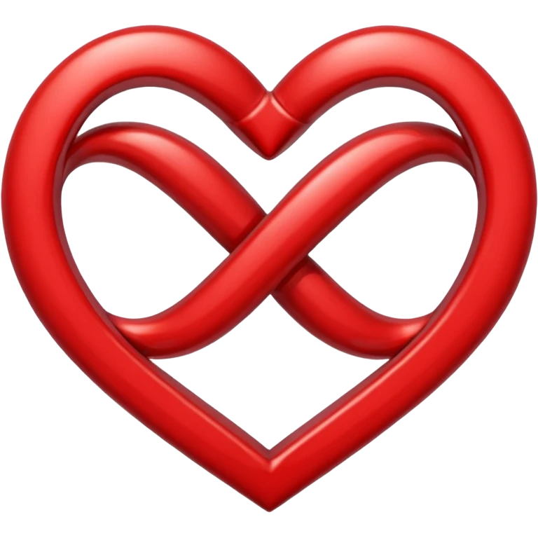 Heart with infinity simble emoji