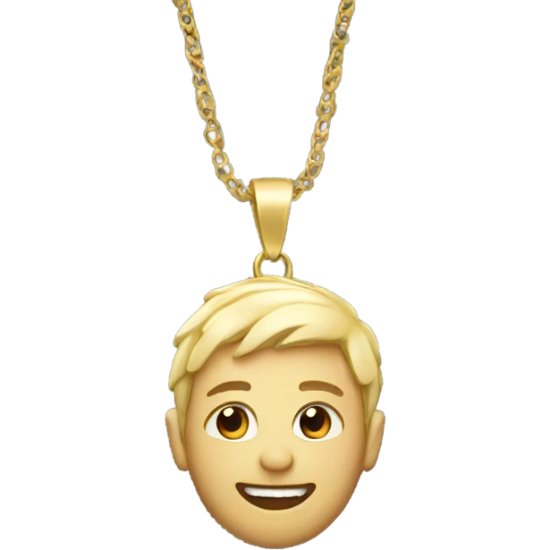 Christmas necklace emoji