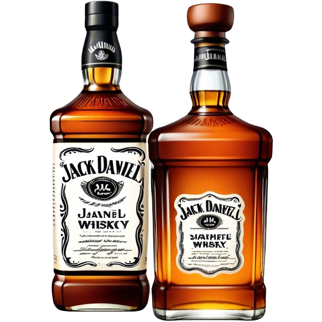jack daniel whisky, fat bottle emoji