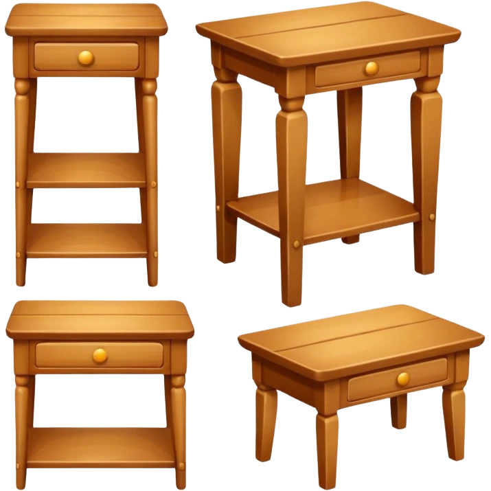 set of furniture emoji