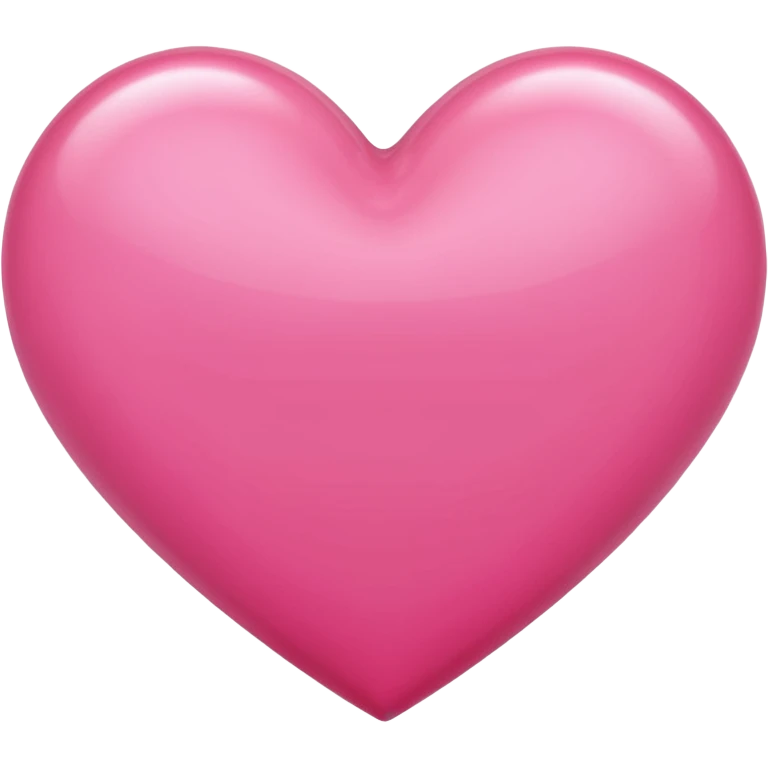 Big pink heart emoji