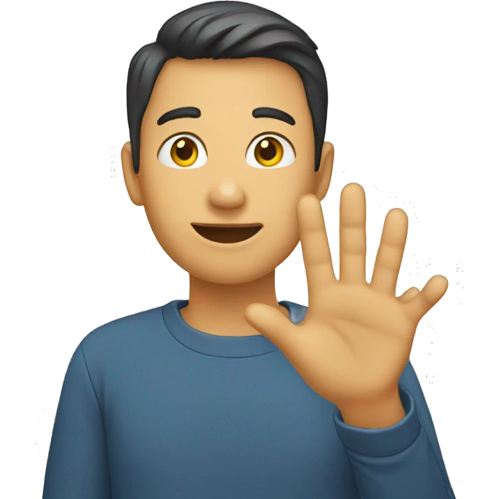 Sign language emoji