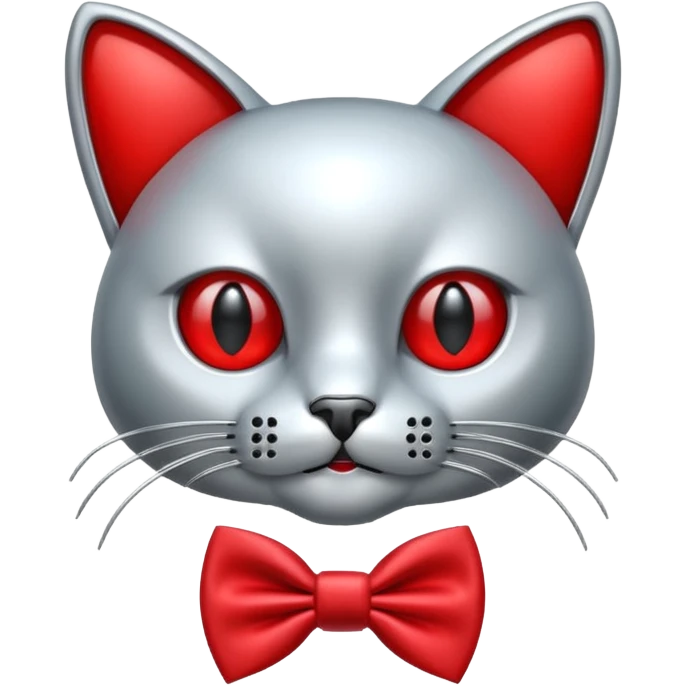 animatronic cat with bow tie like fnaf red  emoji