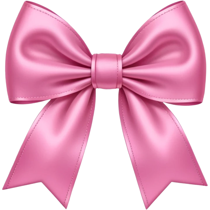 Pink bow emoji