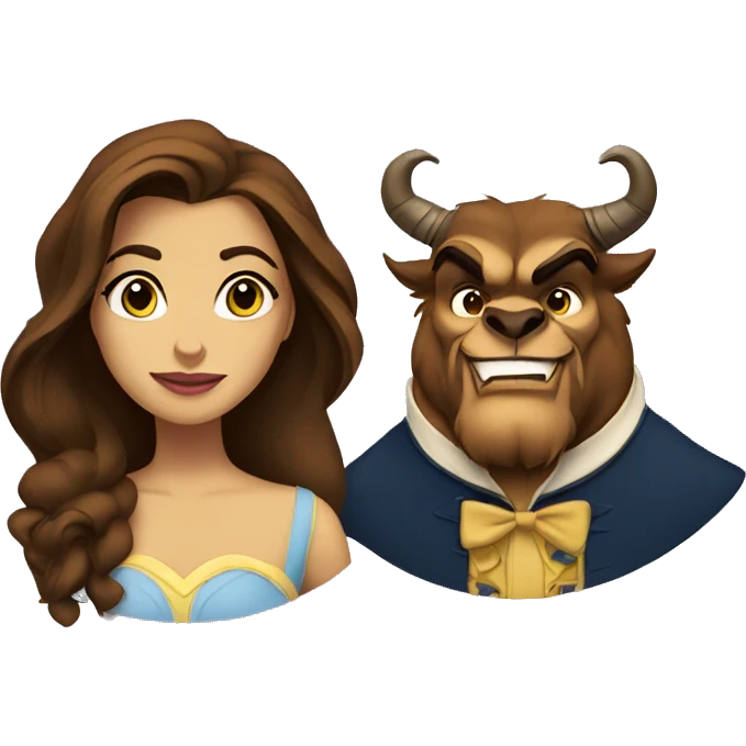 Beauty and the beast  emoji