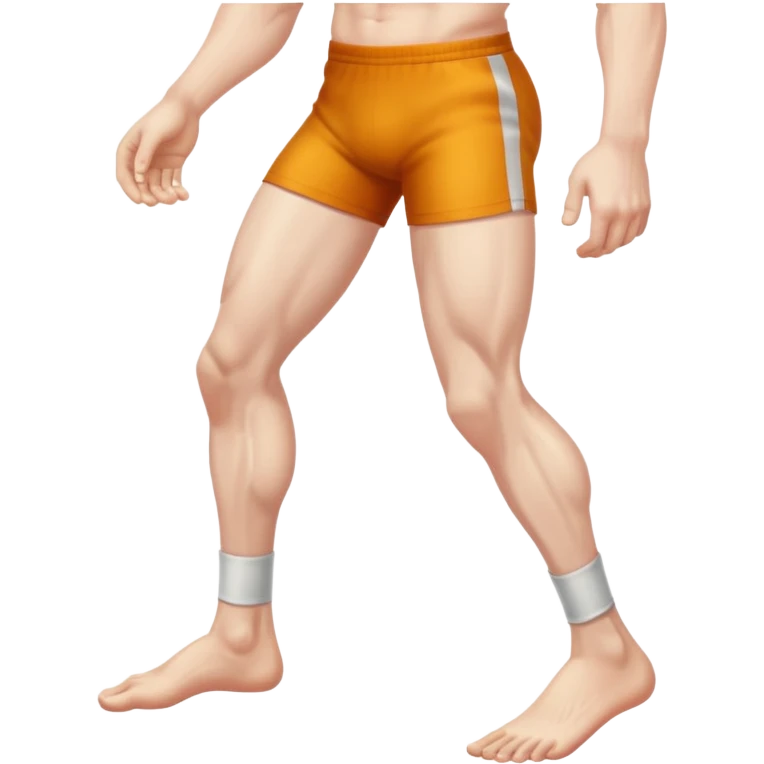 mans leg pale skin emoji