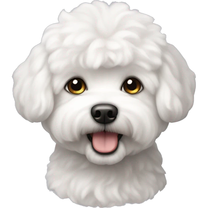 Bichon frise dog emoji
