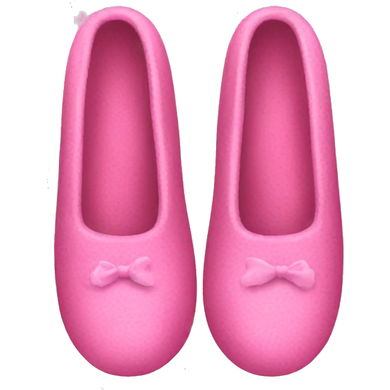 pink slippers emoji