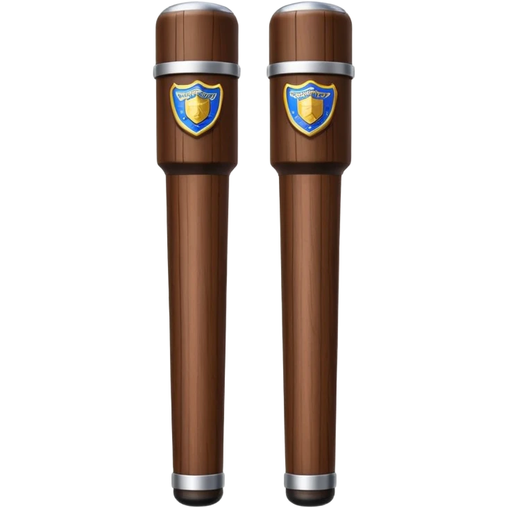 two police baton emoji